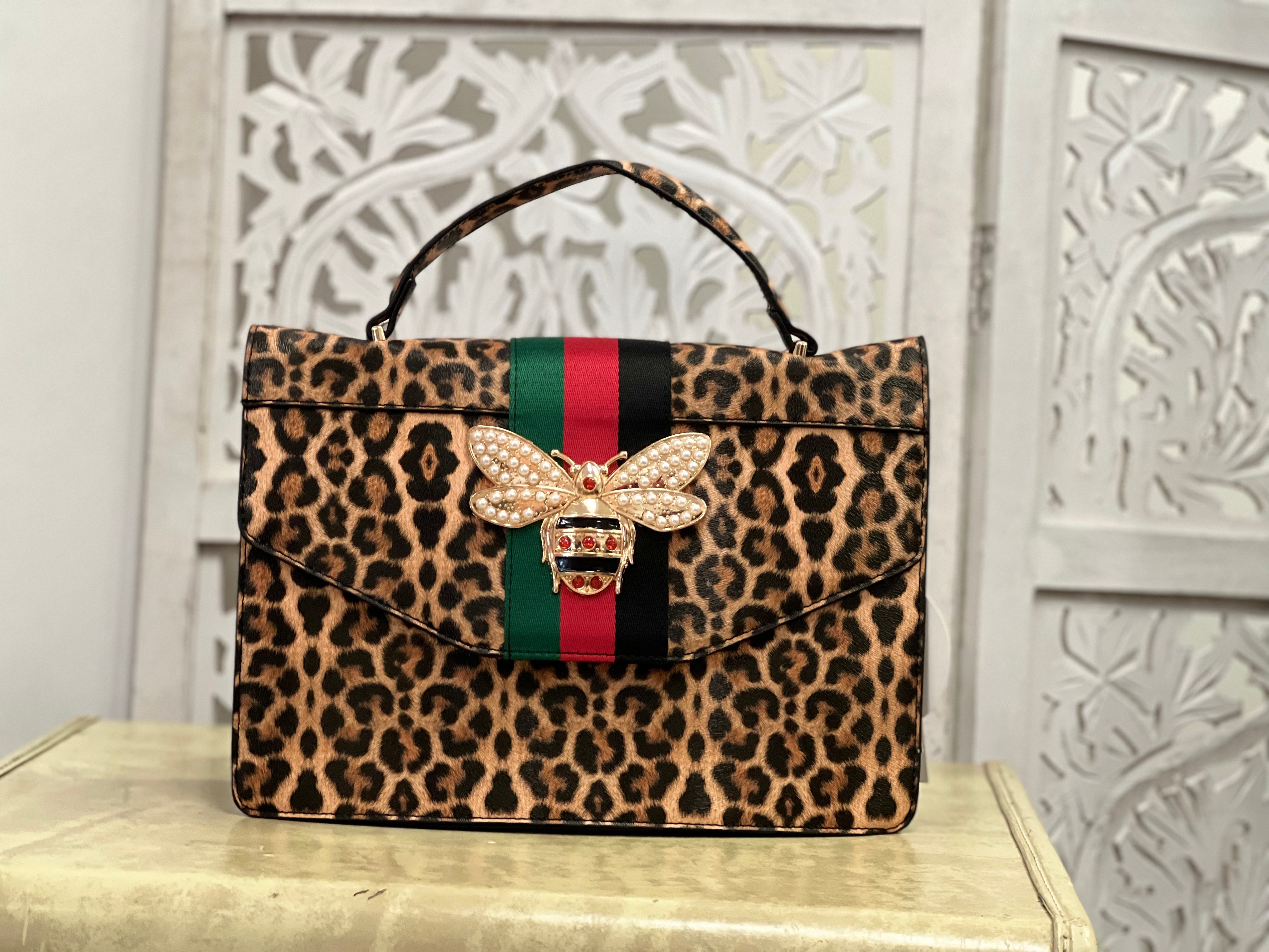 All Eyes On You Leopard Tote • Impressions Online Boutique